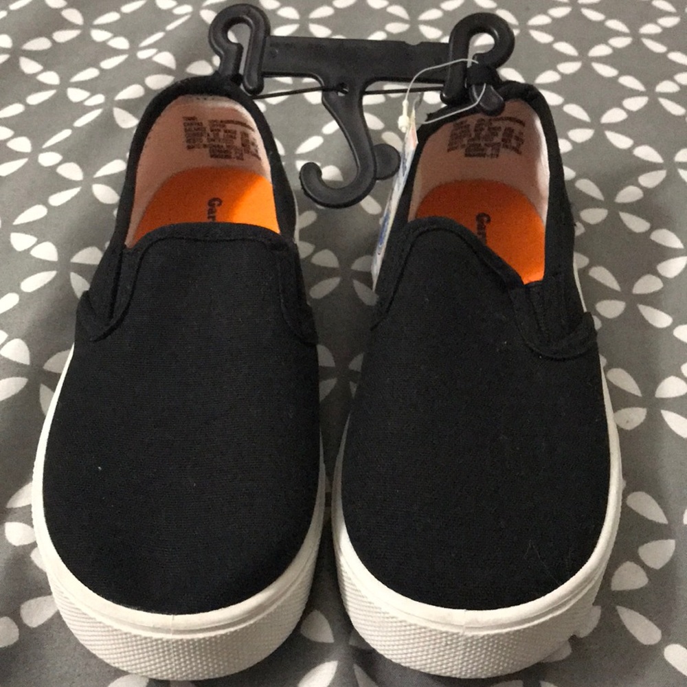 Black Canvas slip on shoe. NWT
